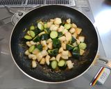 きゅうりとイカのしょうがみそ炒め作り方6写真