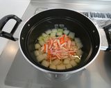 冬瓜とカニカマの中華スープ作り方5写真