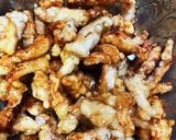鶏胸肉のカリカリ甘酢あんかけ作り方5写真