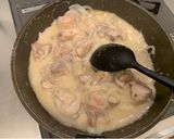 鶏もものレモンクリーム煮作り方6写真