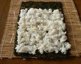 ✿　韓国海苔でいわしののり巻き　✿作り方4写真