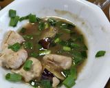 鶏肉と梅肉の炒め物作り方3写真