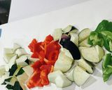 チキン！ラタトゥイユ風ソース作り方2写真