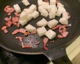 簡単　山芋ベーコンのマヨポン酢和え作り方5写真