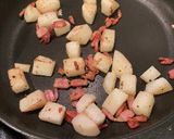 簡単　山芋ベーコンのマヨポン酢和え作り方6写真