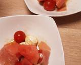 ワインに合う♪スイカとトマトのサラダ作り方4写真