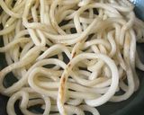香ばしい♫タラコ焼きうどん作り方6写真