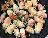 夏野菜☆ズッキーニ&茄子の豚肉巻き巻き๑作り方3写真