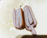 子ども向けクリームなしカルボナーラうどん作り方1写真