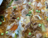 豚野菜の玉子とじ作り方7写真