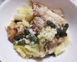 鶏もも肉とキャベツのチーズ炒め作り方8写真