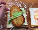 ハッシュドポテトのサンドイッチ作り方5写真