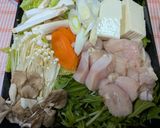 鶏ガラで京都風白い水炊き作り方12写真