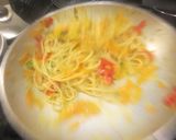 野菜パスタ　リングイニ・コン・ペペロネ作り方7写真