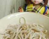 リカちゃん♡椎茸めんつゆ海ぶどう蕎麦作り方2写真