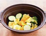 ベビーホタテと夏野菜のホットマリネ作り方3写真