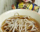 リカちゃん♡椎茸めんつゆ海ぶどう蕎麦作り方14写真