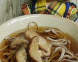 リカちゃん♡椎茸めんつゆ海ぶどう蕎麦作り方15写真