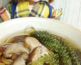 リカちゃん♡椎茸めんつゆ海ぶどう蕎麦作り方21写真