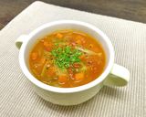 シークワーサー使用☆ヘルシー野菜スープ作り方6写真