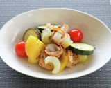 ベビーホタテと夏野菜のホットマリネ作り方5写真