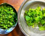 そぼろご飯 ニラミント醤 発酵玉葱作り方1写真