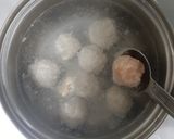 れんこん食感と鶏胸ひき肉団子のチリソース作り方10写真