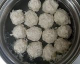れんこん食感と鶏胸ひき肉団子のチリソース作り方11写真