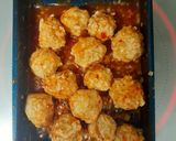 れんこん食感と鶏胸ひき肉団子のチリソース作り方23写真