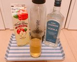 炭酸水メーカーで、お墨付き風りんごサワー作り方3写真