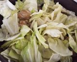 鶏もも肉とキャベツのチーズ炒め作り方6写真