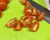 簡単！ミニトマトと豆腐のグラタン作り方1写真