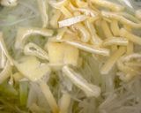 大根 ブロッコリーの茎 油揚げの味噌汁作り方5写真
