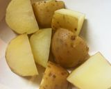 じゃがトマヨ焼き作り方1写真