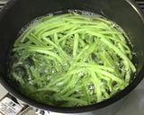 サツマイモつるの炒め物作り方3写真