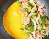 ソーセージとピーマンと玉ねぎの炒め物作り方9写真