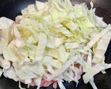 お好み焼き風おつまみ＊豚たまキャベツ作り方3写真