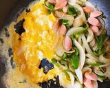 ソーセージとピーマンと玉ねぎの炒め物作り方10写真