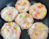 鶏胸カラフルつくね作り方4写真