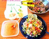 つめたい麺✨ホタテと夏野菜のジュレ仕立て作り方8写真