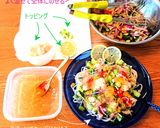 つめたい麺✨ホタテと夏野菜のジュレ仕立て作り方8写真