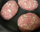 大葉とえのき茸のチーズinハンバーグ作り方7写真