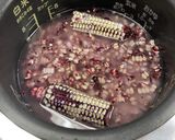 赤飯みたいな"もちきび"とうもろこしご飯作り方4写真
