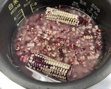 赤飯みたいな"もちきび"とうもろこしご飯作り方4写真