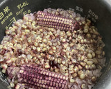 赤飯みたいな"もちきび"とうもろこしご飯作り方5写真