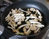 空芯菜としめじの納豆パスタ作り方7写真