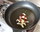 空芯菜としめじの納豆パスタ作り方6写真