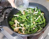 空芯菜としめじの納豆パスタ作り方10写真