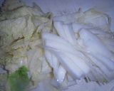 白菜と豚挽肉の卵スープ作り方3写真