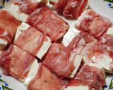 照り照り♡木綿豆腐の豚こま巻き作り方5写真